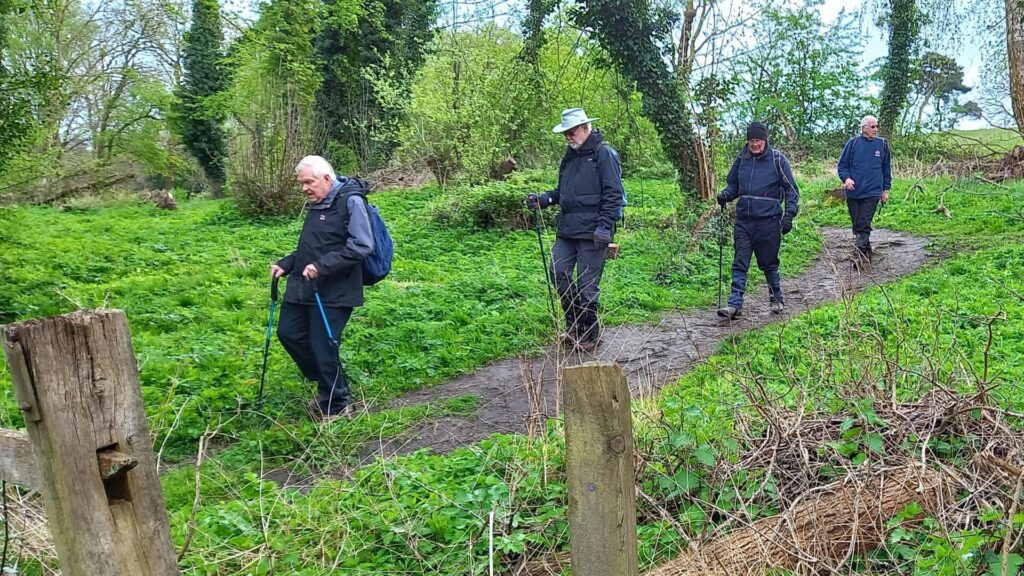 Walking 1 on a muddy track