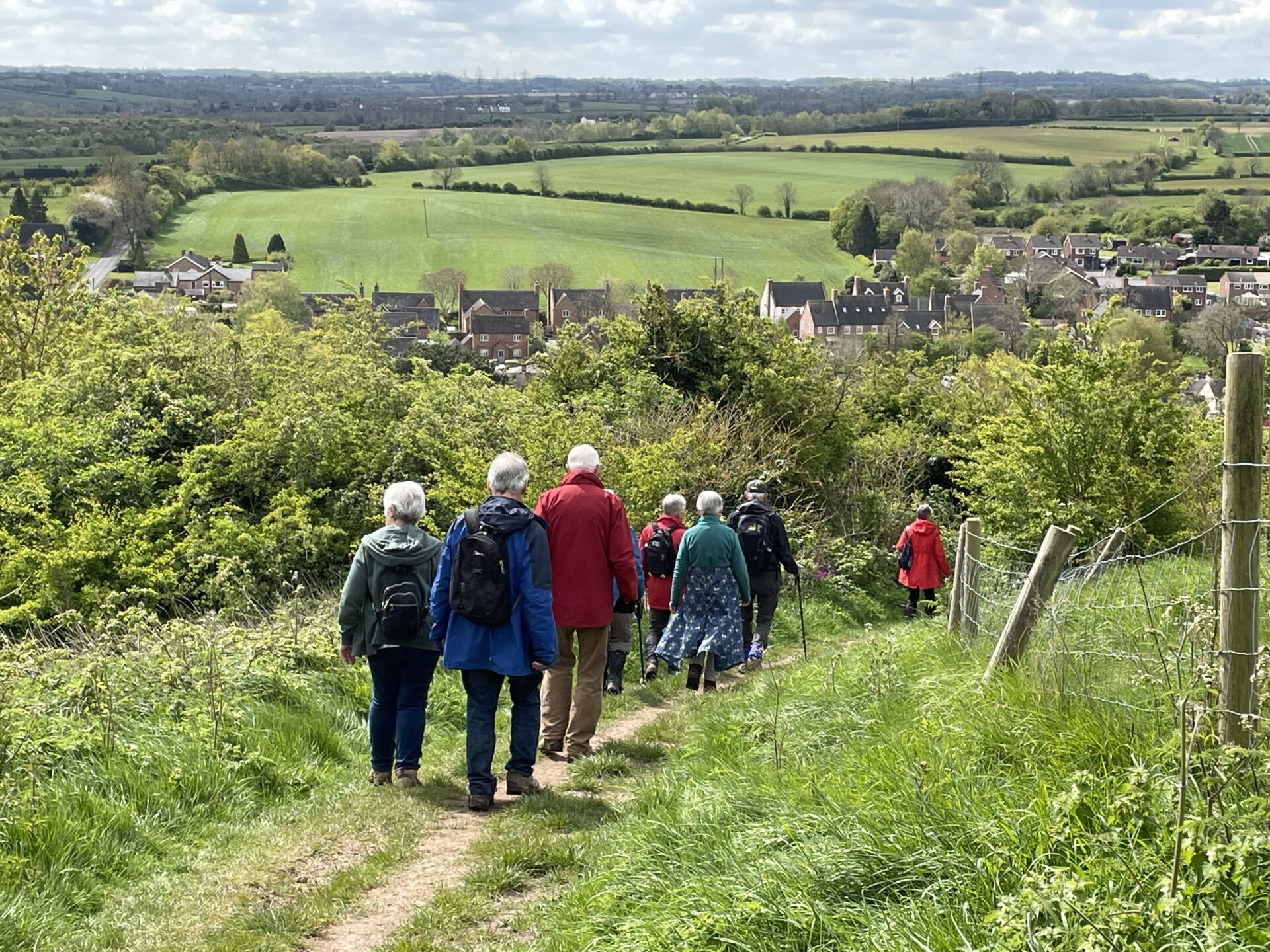 Walking 2 descending a hill